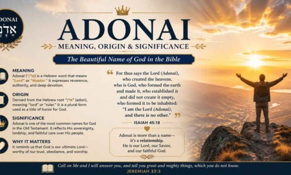 Adonai : The Complete Guide to the Biblical Name, Pronunciation, and Spiritual Significance