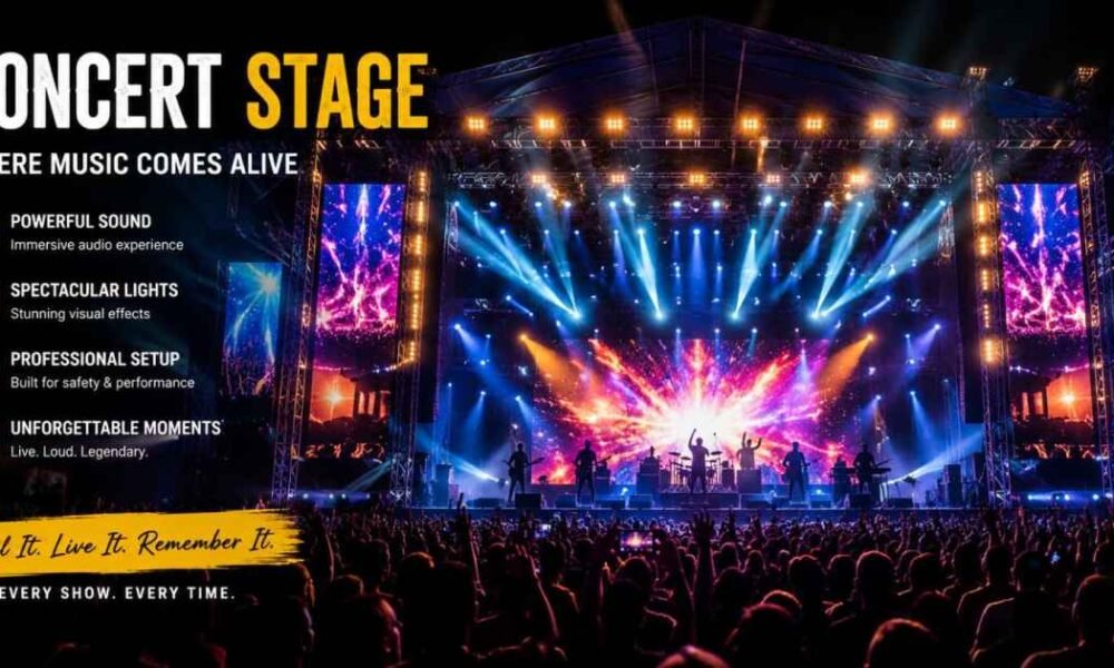 The Ultimate Guide to Concert Stage : Design, Types, Setup & Cost