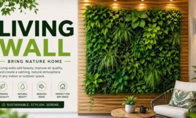 Living Wall: The Complete Guide to Green Walls, Vertical Gardens, Benefits, Installation, and Maintenance