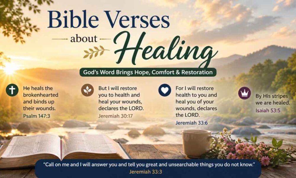 Bible Verses About Healing : Powerful Scriptures for Strength, Faith, and Hope