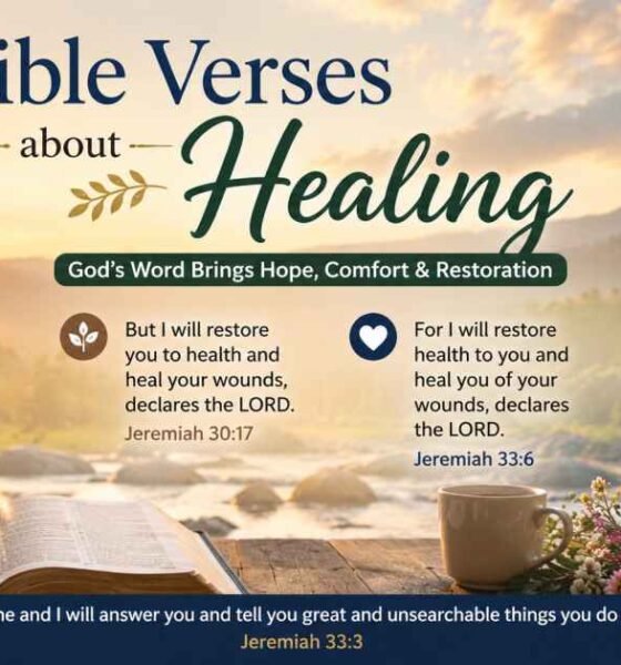Bible Verses About Healing : Powerful Scriptures for Strength, Faith, and Hope