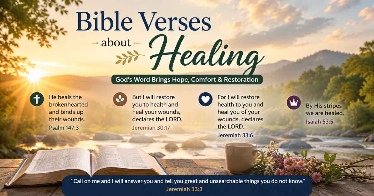 Bible Verses About Healing : Powerful Scriptures for Strength, Faith, and Hope